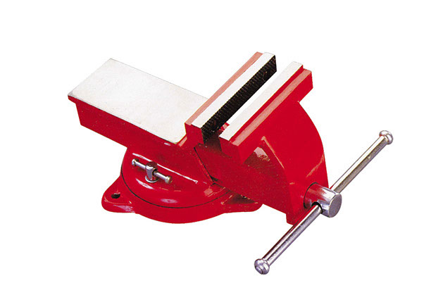 All Steel Bench Vice Swivel Base With Replaceable Jaws 