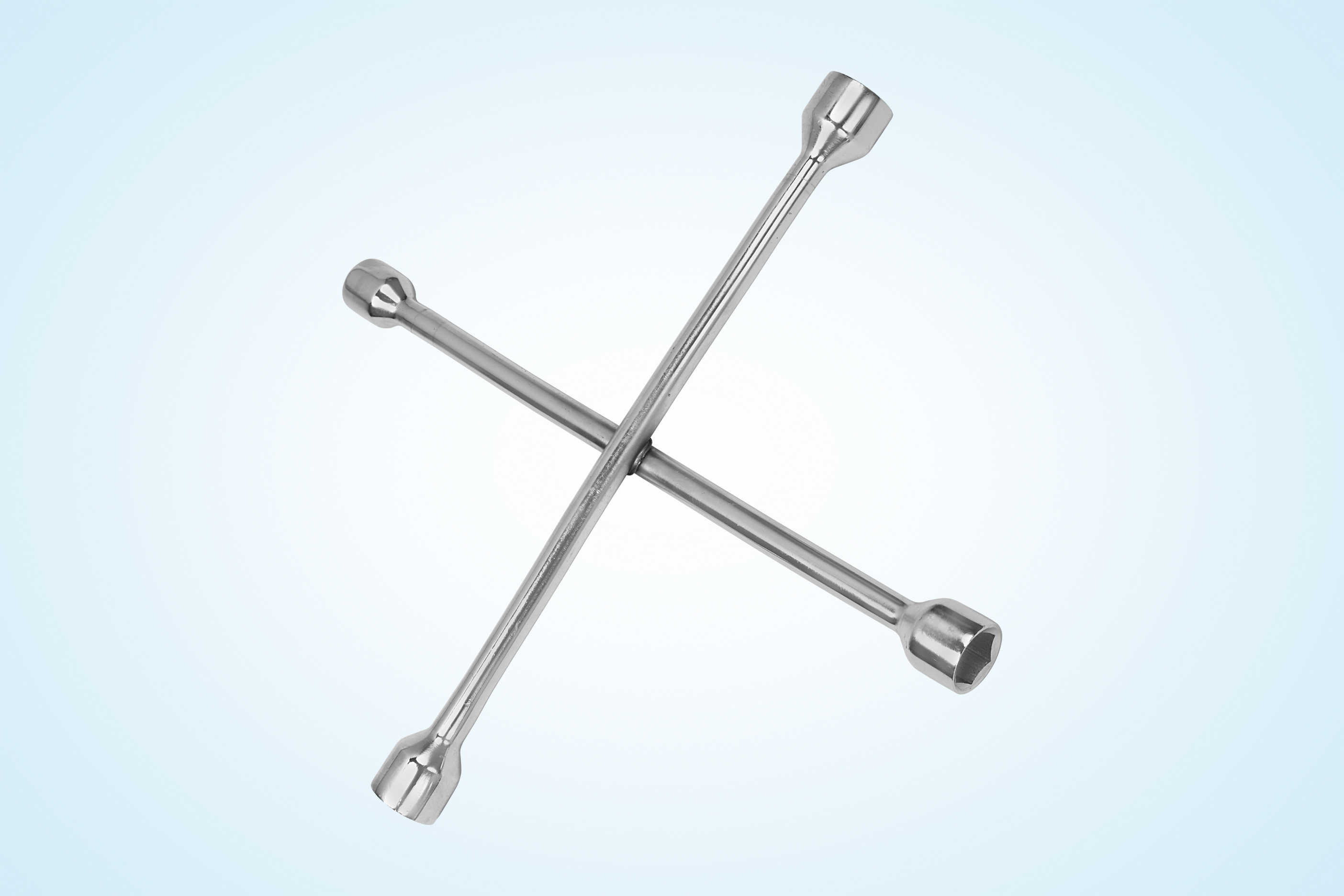 Cross Wheel Spanner, Forged Sockets, Center Welded